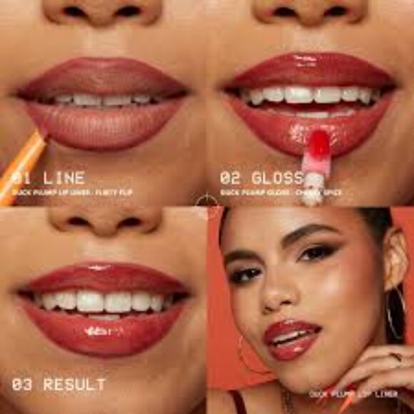 NYX Professional Makeup, Duck Plump Plumping Lip Liner Pencil, Flirty Flip, 0.01 - Picture 3 of 7